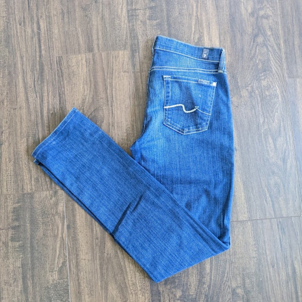 7 For All Mankind Straight Leg Jeans - Size 30